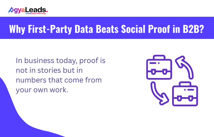 Why First Party Data Beats Social Proof in B2B? From Stories to Signals in B2B Marketing