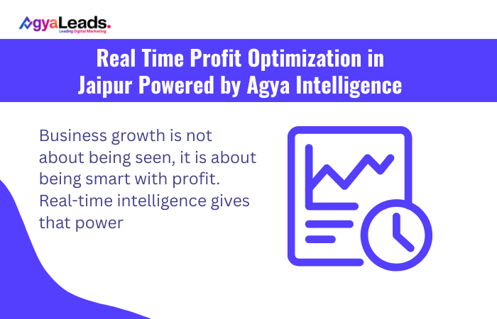 Real Time Profit Optimization in Jaipur Powered by Agya Intelligence: Moving Beyond Traditional Agencies